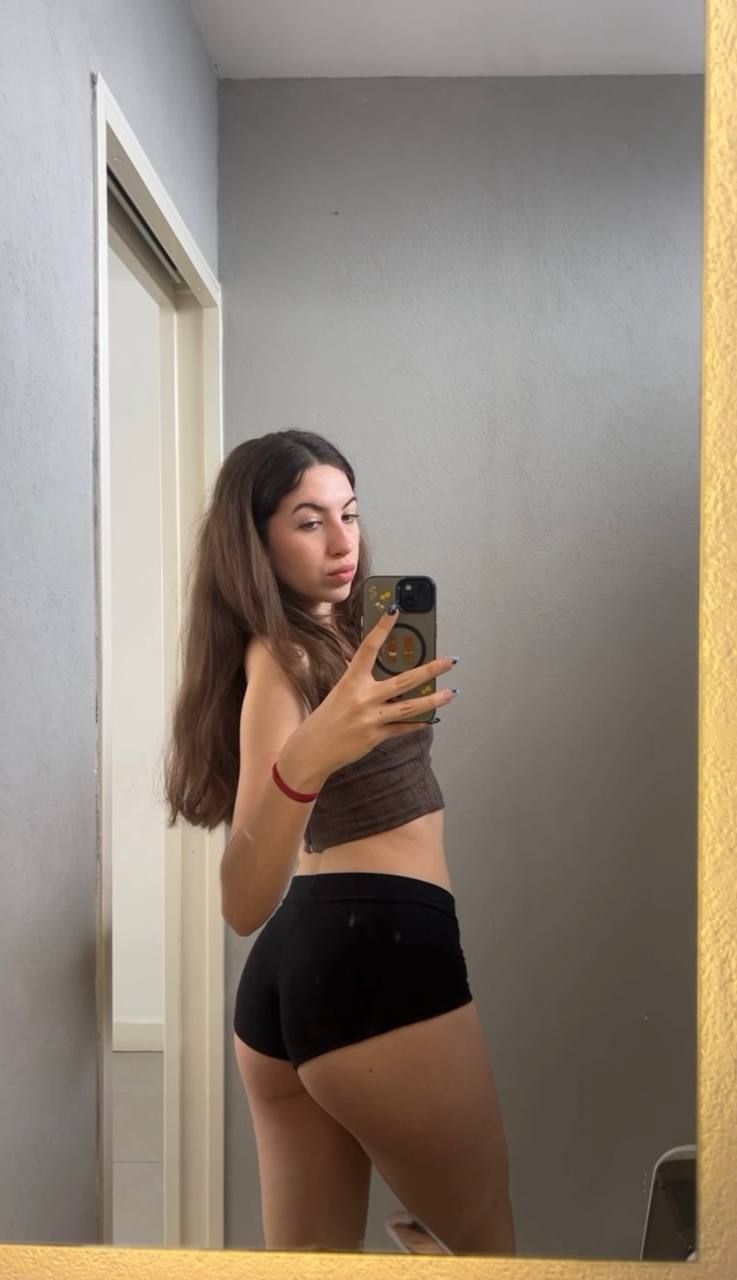 Amber in her underwear in Yaounde